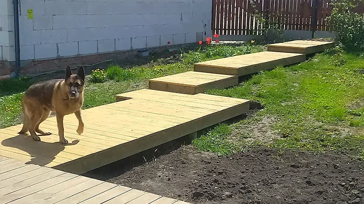 57. Wooden walkway | Деревянная дорожка