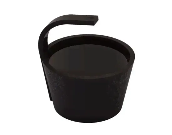 Ведро Dragonfire SAWO 9л (кедр) черный 300-BL-DRF