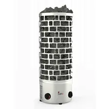 Электрическая печь SAWO Tower Aries круглая ARI3-90NB-P (встроенный пульт управления)