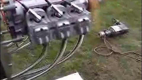 Sawo 225cc six cylinder model gas engine