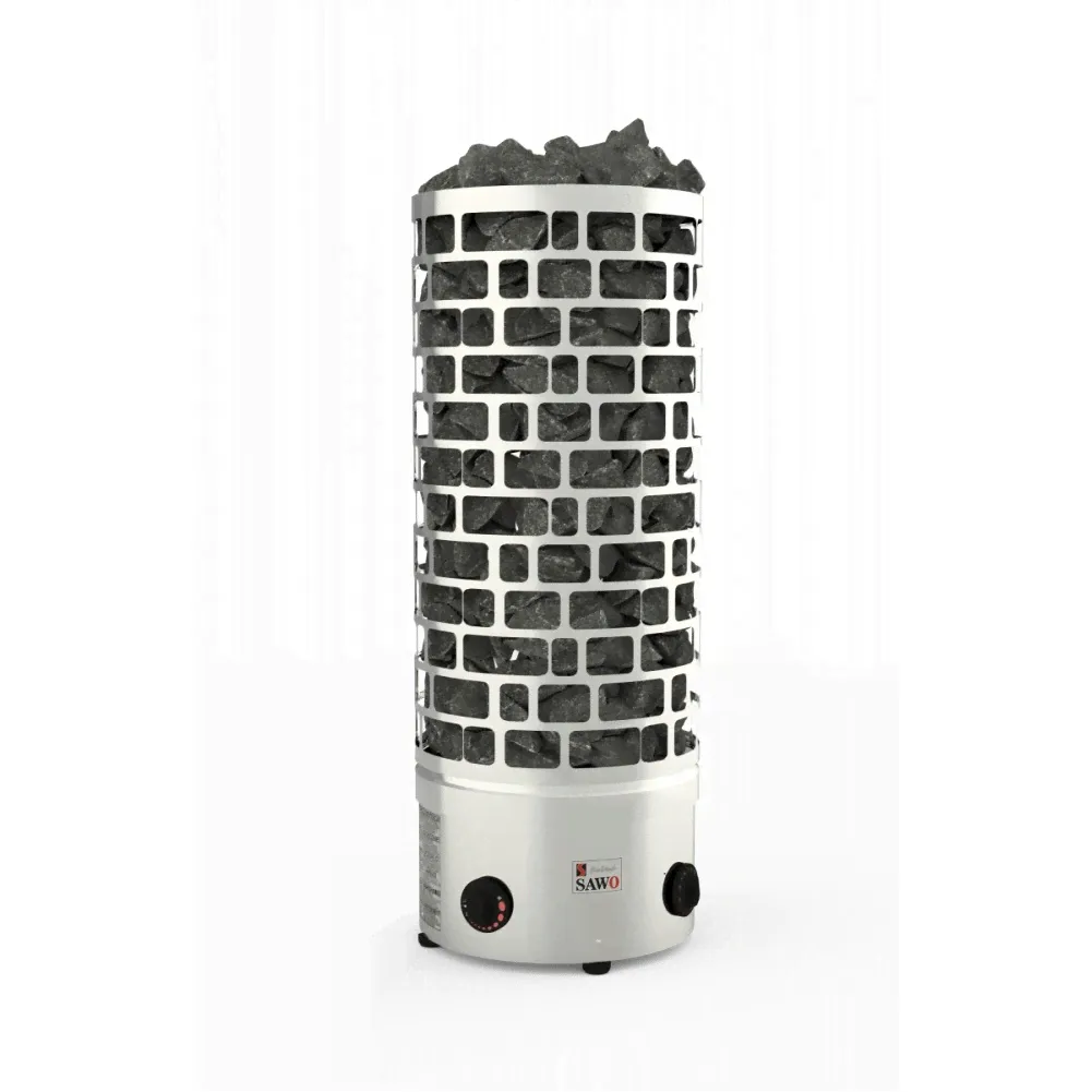 Электрическая печь для сауны SAWO ARIES ARI3-75NB-P (7,5 кВт, встроенный пульт, нержавейка)-0