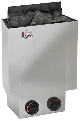 Электрическая печь для бани и сауны Sawo Nordex Mini NRMN-23NB-Z, 2.3кВт, настенная