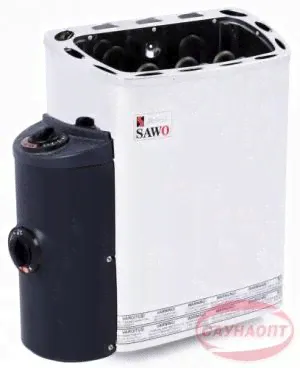 Электрическая печь Sawo Mini MN-36NB-Z настенная, с пультом, 3,6 кВт, оцинк. сталь / нерж. cталь