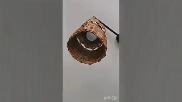 Плетёные абажуры на заказ