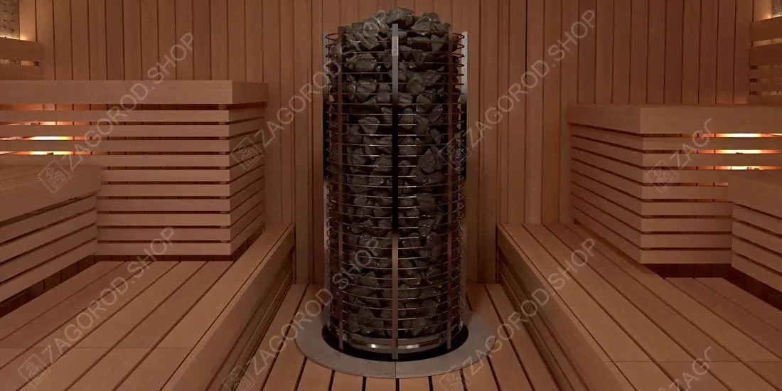 Электрическая печь Sawo Tower TH12-180NS-P (круглая)-0